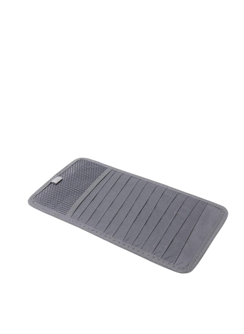Generic Case-CD Organizer, Card holder, licenses, visa and others --multifunctional organizer in the car-attached to the car sunshade, one piece gray color-from Rana store  - Image 5