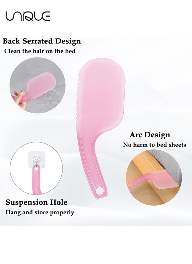 Unique - 2 Pack Bed Sheet Tucker Tool, Sheet Holder Tightener, Gap Organizer Portable, Bed Maker Tool Helper,  For Changing Sheets - Green and Pink - Image 1