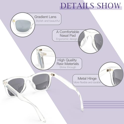 SIPHEW Polarized Sunglasses for Women & Men - UV400 Mirrored Beach Eyewear, Designer Unisex Fashion Sunglasses Medium Fit - Image 5