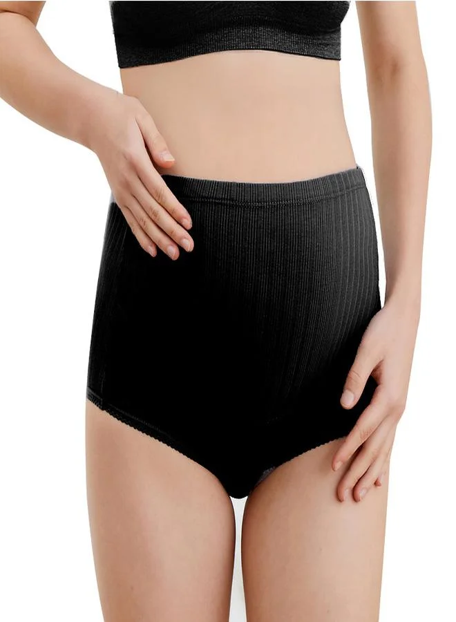 Styli Pack of 2 - Ribbed Cotton Maternity Full Brief