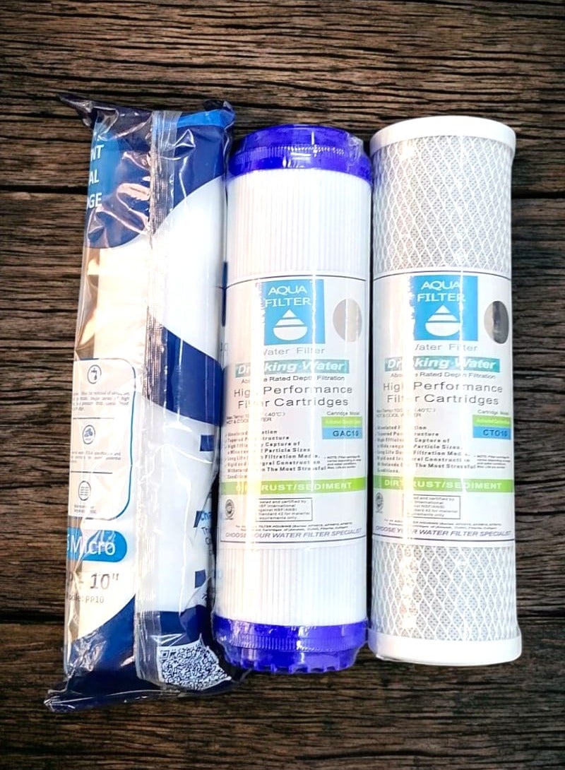 Aqua 3 stages, first, second and third, Taiwanese