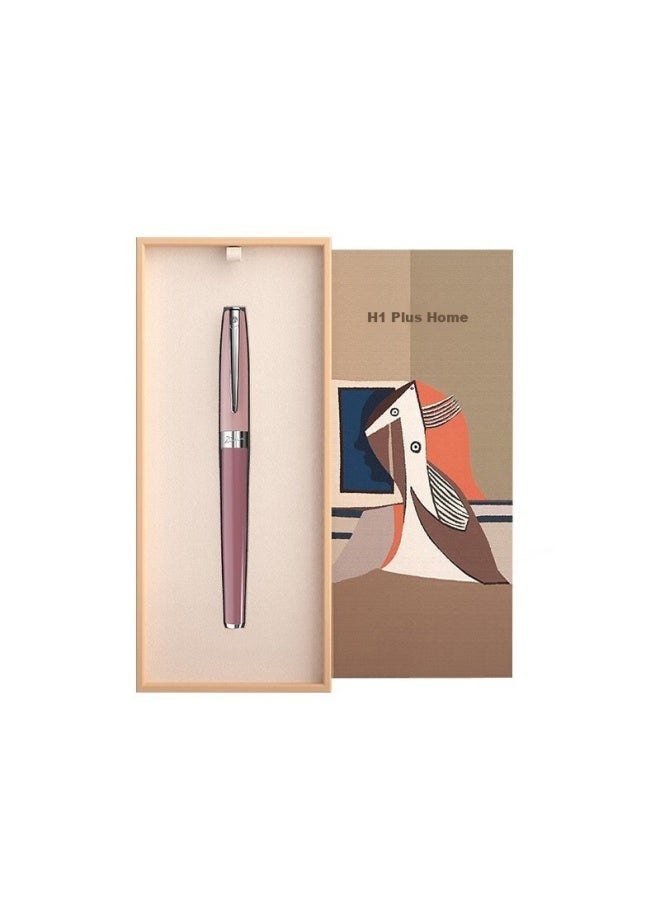 Pimio Morandi Color Series قلم حبر - قلم توقيع للرجال والنساء، هدية التخرج، ممارسة الخط للطلاب، هدية مكتب الأعمال 717 وردي - Image 5