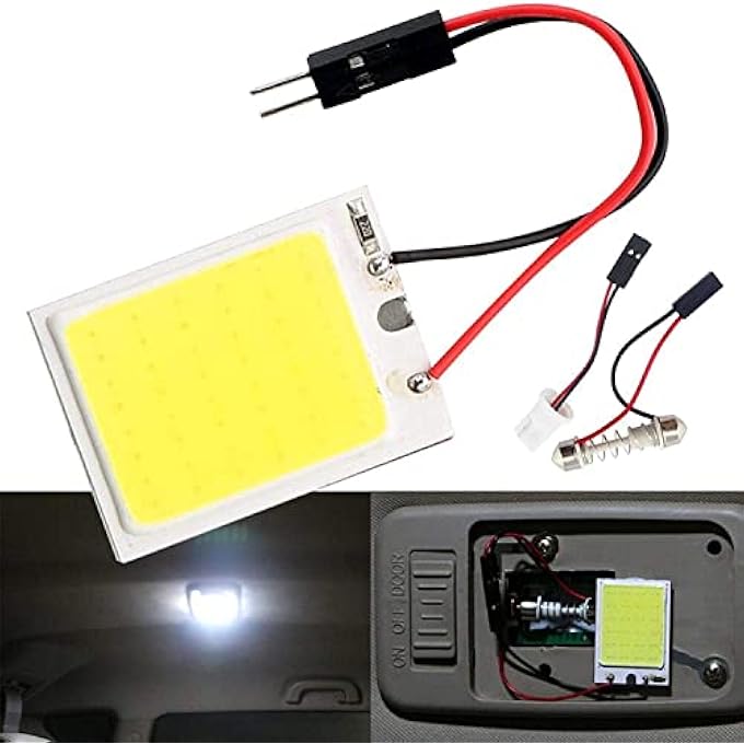 توبيز مصباح LED قبة LED من نوع Cob 24 SMD لوحة قراءة داخلية للسيارة مصباح سلكي - Image 5