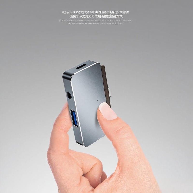 مركز Type-C 4 في 1 مركز سبائك الألومنيوم من Type-C إلى USB3.0 وصوت عالي الدقة متوافق مع أجهزة iPad Pro والهواتب والأجهزة اللوحية والأجهزة المحمولة التي تحتوي على منفذ Type-C - Image 3