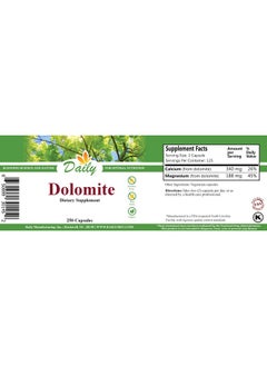 Daily Manufacturing Dolomite 250 Capsules - pzsku/Z5805D858528FF7DF0858Z/45/_/1739882182/9f7fb5cf-c5c7-47e4-a085-0d008b621ea9