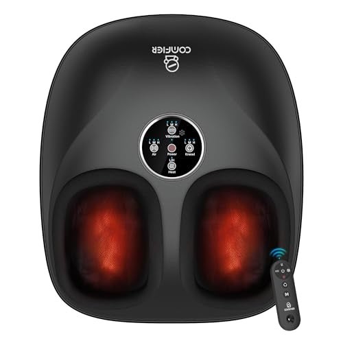 COMFIER HSA Eligible Shiatsu Foot Massager Machine with Heat FSA Foot Massager for Neuropathy Plantar Fasciitis Deep Kneading Feet Massager with HeatUp to Men Size 13 Christmas Gifts for Men Women - Image 2