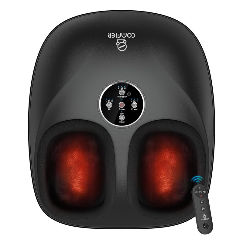 COMFIER HSA Eligible Shiatsu Foot Massager Machine with Heat FSA Foot Massager for Neuropathy Plantar Fasciitis Deep Kneading Feet Massager with HeatUp to Men Size 13 Christmas Gifts for Men Women - Image 3