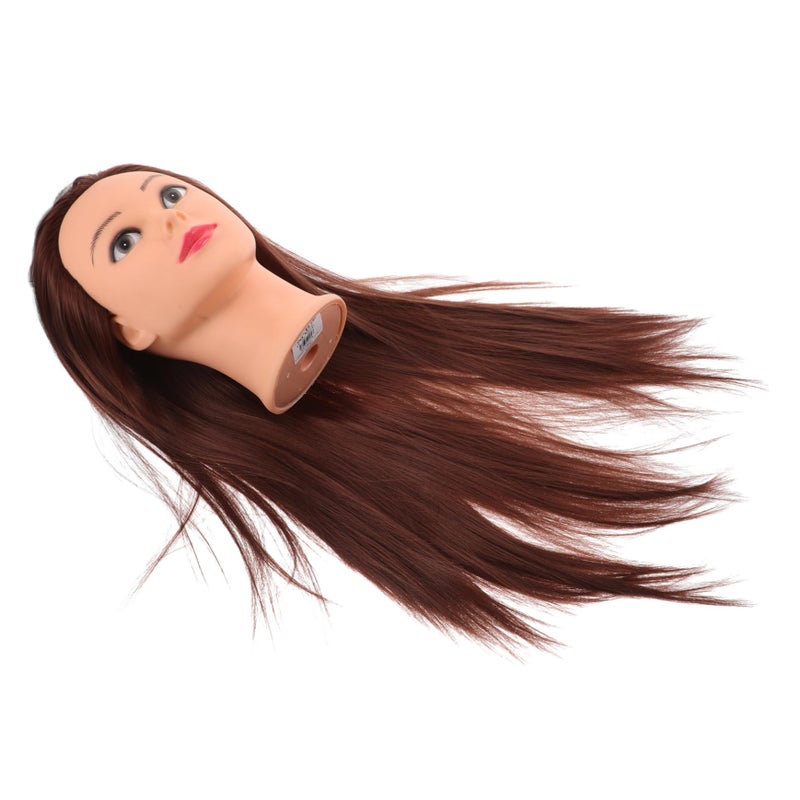 Heat Resistant Hairdressing Training Head Mannequin For Salon Makeup Practice - Image 2