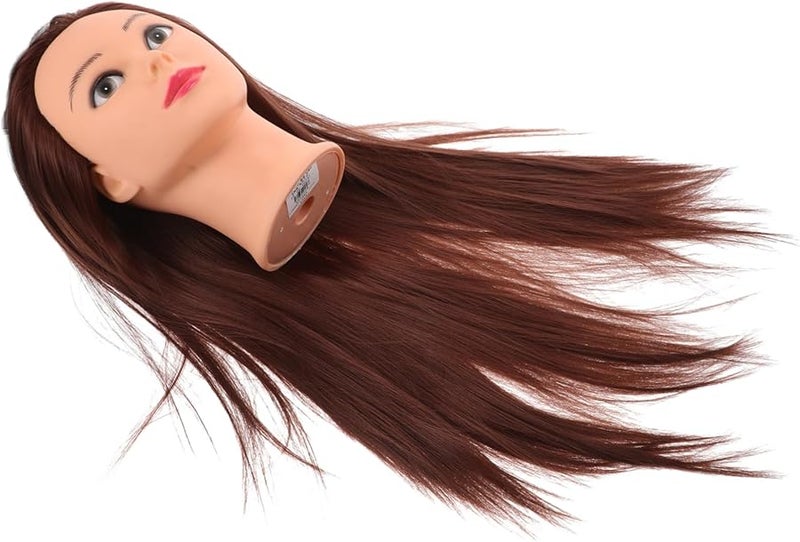 Heat Resistant Hairdressing Training Head Mannequin For Salon Makeup Practice - Image 1