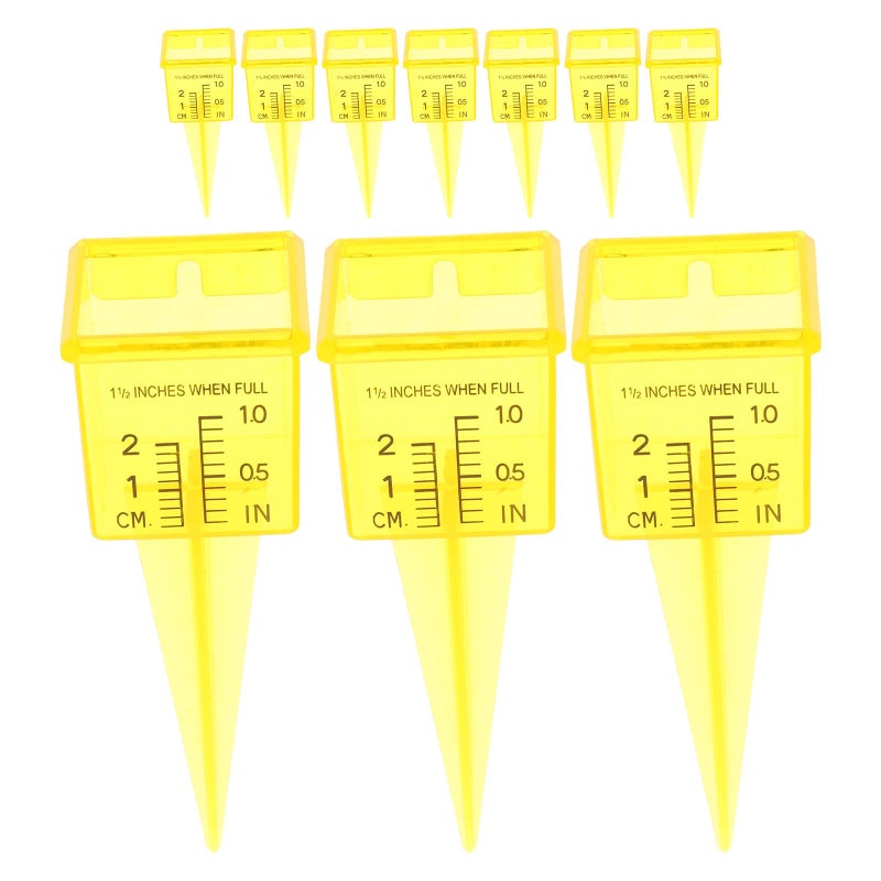 Transparent Rain Gauge 1 5 Inch Outdoor Rainfall Measurement Tool For Lawn Garden - Image 2
