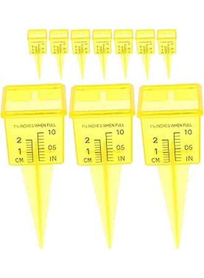 Transparent Rain Gauge 1 5 Inch Outdoor Rainfall Measurement Tool For Lawn Garden - Image 1