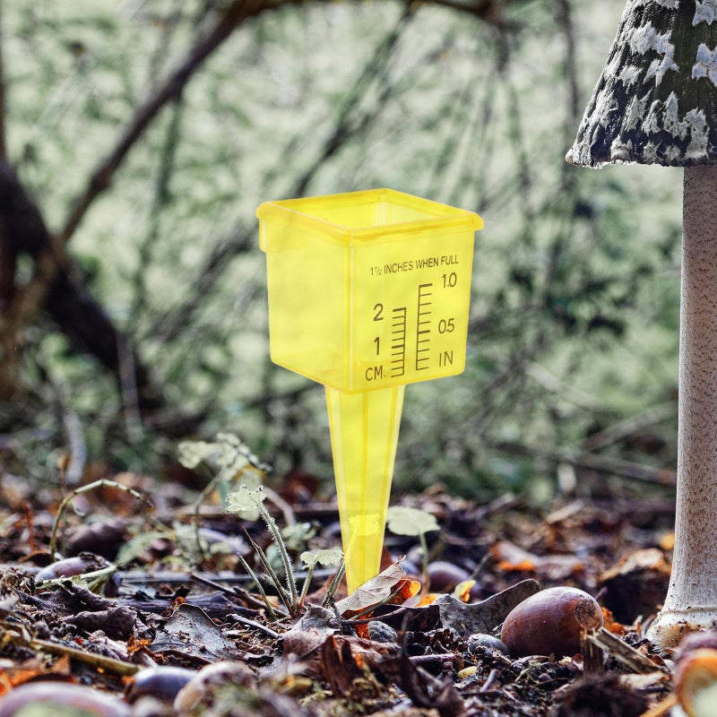 Transparent Rain Gauge 1 5 Inch Outdoor Rainfall Measurement Tool For Lawn Garden - Image 4