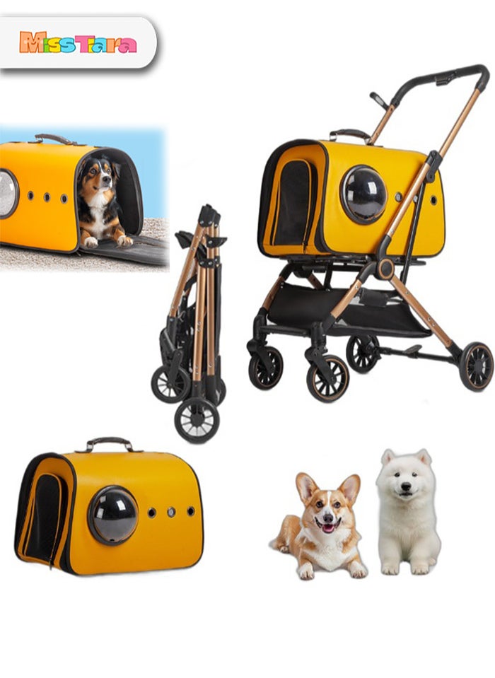 Lightweight foldable pet stroller, suitable for dogs and cats when going out - pzsku/Z5805F934BDFFAAD10245Z/45/_/1715421216/e0379d00-42b4-4f05-a608-aec04c789d24