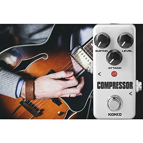KOKKO Compressor Guitar Pedal, Mini Effect Processor Fully Analog Circuit Universal for Guitar and Bass, Exclude Power Adapter - KOKKO (FCP2) - Image 3