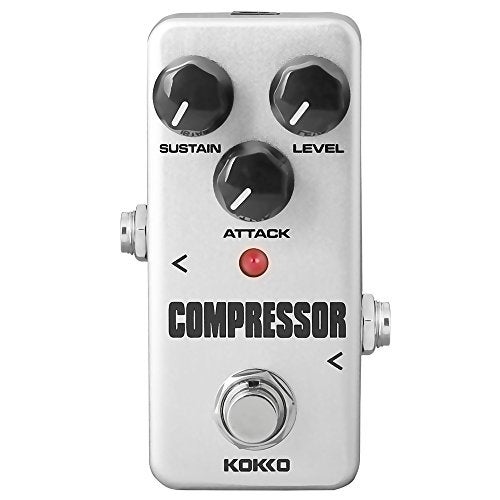 KOKKO Compressor Guitar Pedal, Mini Effect Processor Fully Analog Circuit Universal for Guitar and Bass, Exclude Power Adapter - KOKKO (FCP2) - Image 1