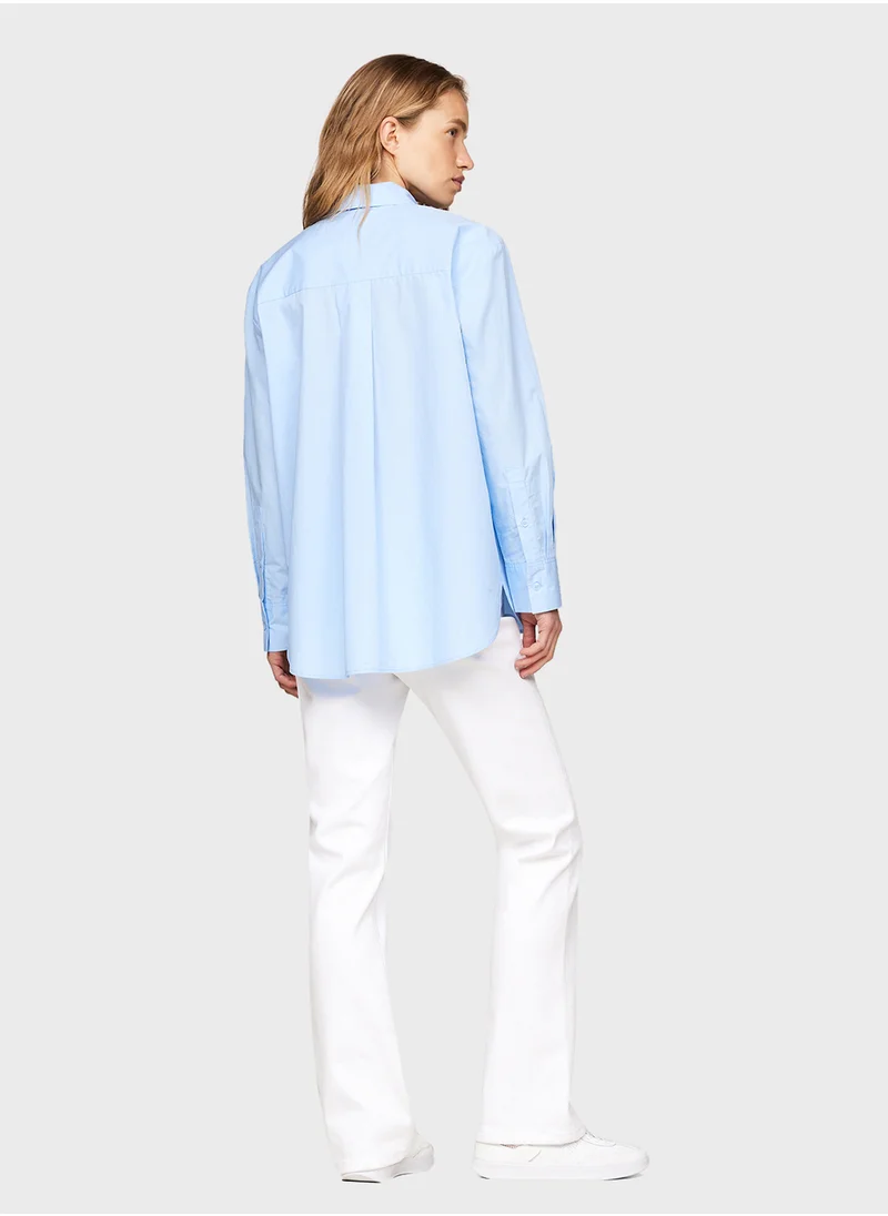 TOMMY HILFIGER ESS POPLIN EASY FIT SHIRT