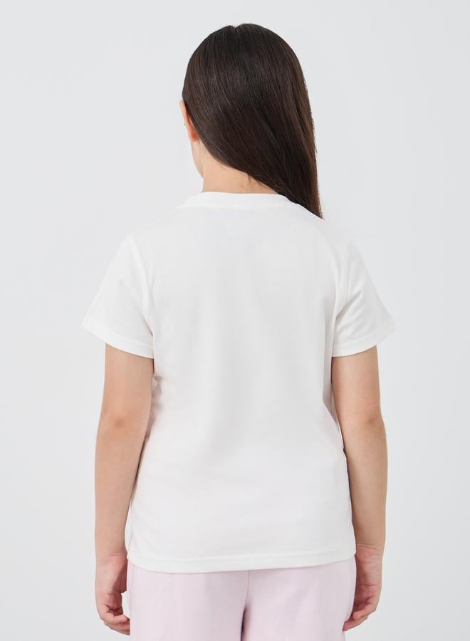 Styli Styli Graphic Print Round Neck T-Shirt  - Image 4