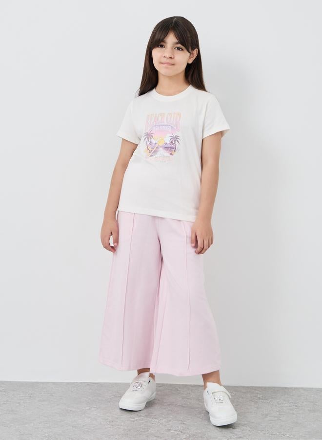 Styli Styli Graphic Print Round Neck T-Shirt  - Image 2