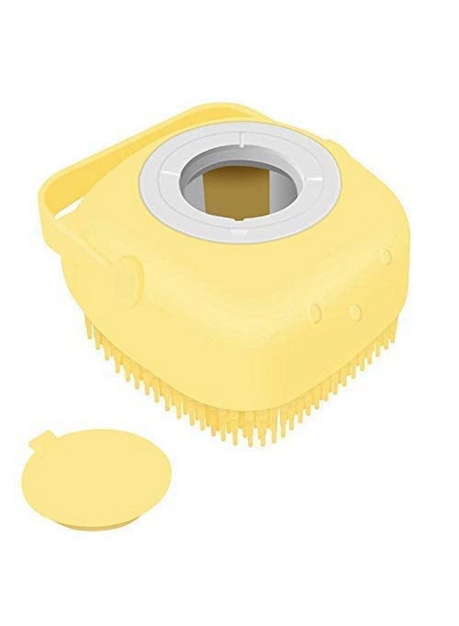 Selunay Silicone Soft Bath Body Brush with Built-in Shampoo Dispenser Gentle Scrubber & Exfoliator for Shower Use Deep Cleaning Massage Brush for Men, Women, and Children - Image 1
