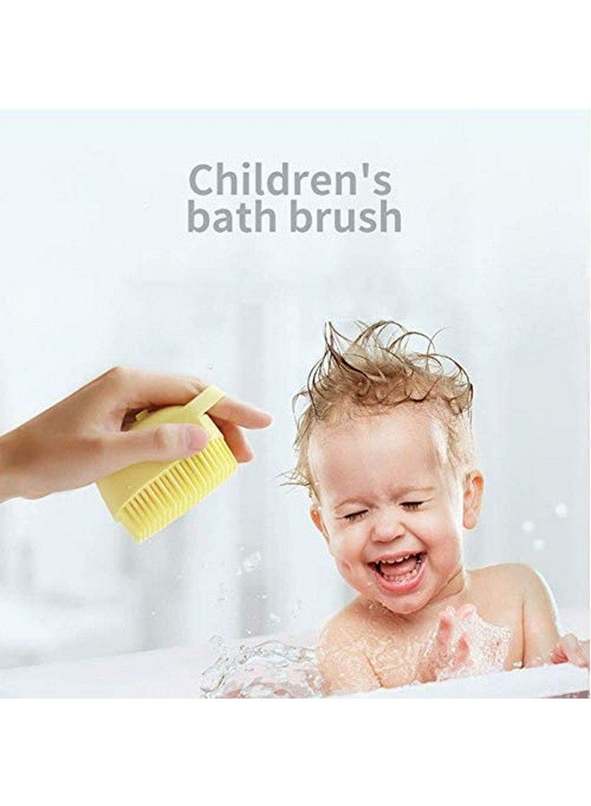 Selunay Silicone Soft Bath Body Brush with Built-in Shampoo Dispenser Gentle Scrubber & Exfoliator for Shower Use Deep Cleaning Massage Brush for Men, Women, and Children - Image 5