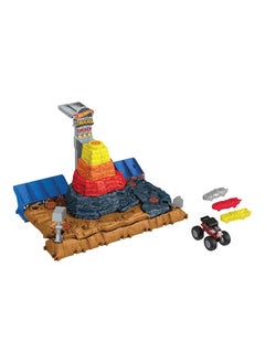 Mattel Games Monster Trucks Arena Smashers Bone Shaker's Arena Crush Yard  - Image 1