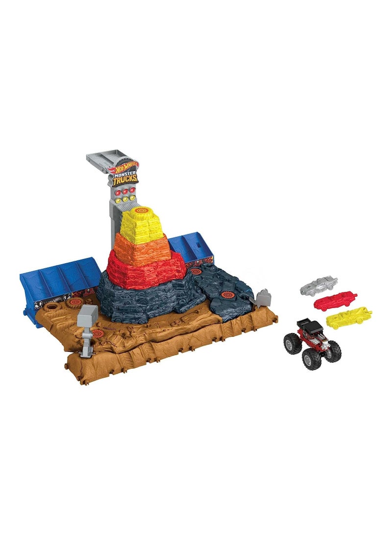 Mattel Games ساحة سحق شاحنات الوحوش في ساحة Bone Shaker's Arena Crush Yard - Image 1