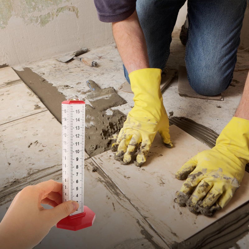 Tile Leveling Tool with Four Sided Scale for Floor Wall Ceiling Precise Positioning - Image 5