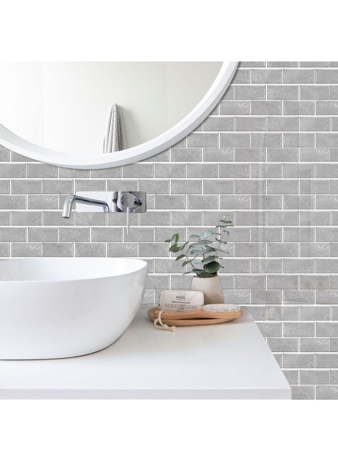 موثوقية التنبؤ ألواح حائط ثلاثية الأبعاد ورق حائط لاصق ولصق 12 قطعة بلاط حائط 30 × 15 سم بلاط حائط ذاتي اللصق مقاوم للماء ملصق حائط من الطوب ورق حائط زخرفي ملصقات بلاط للمطبخ ديكور حمام حمام - Image 3