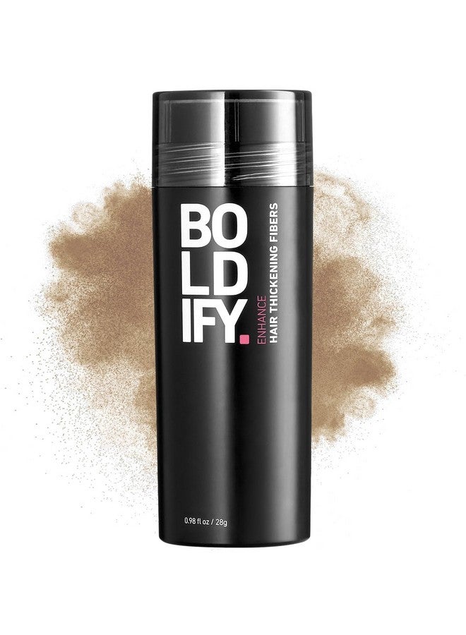BOLDIFY Hair Fibers (28g) - Fill In Thinning and Fine Hair for an Instantly Fuller, Thicker Look - 14 Shades for Women & Men - Dark Blonde - Image 1