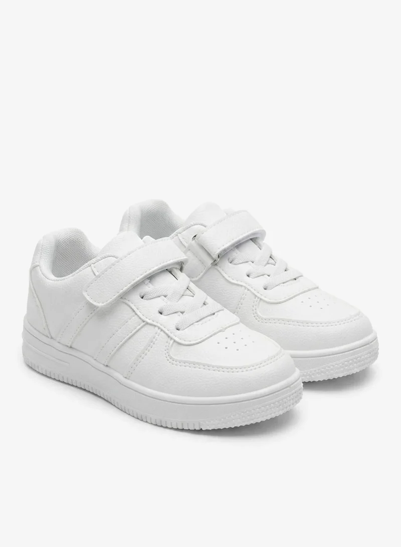 Babyqlo Kids White Comfortable School Sneakers