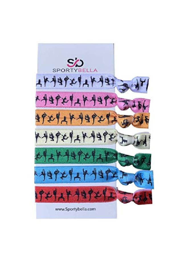 Infinity Collection Dance Hair Ties Girls Dance Hair Accessories Rainbow Dance Elastics Gift For Dance Recitals - Image 2