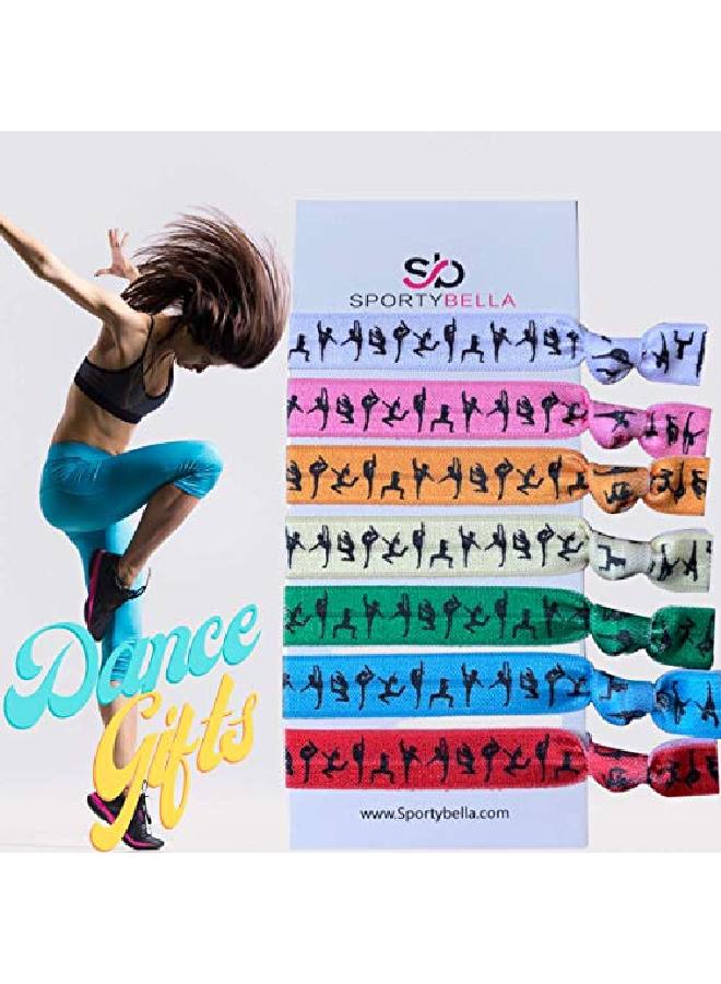 Infinity Collection Dance Hair Ties Girls Dance Hair Accessories Rainbow Dance Elastics Gift For Dance Recitals - Image 3