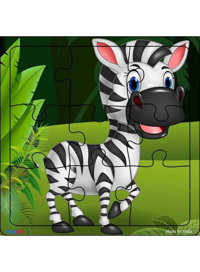 Fiddlys Fiddly'S Wooden Jigsaw Puzzle For Children (Paperless Puzzle) - 9 Pieces (Pack Of 6) - Image 5