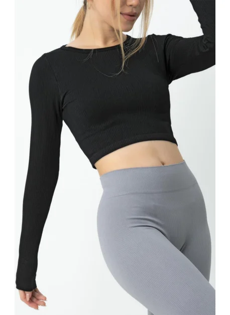 ميور Doremi Seamless Long Sleeve Ribbed Bustier