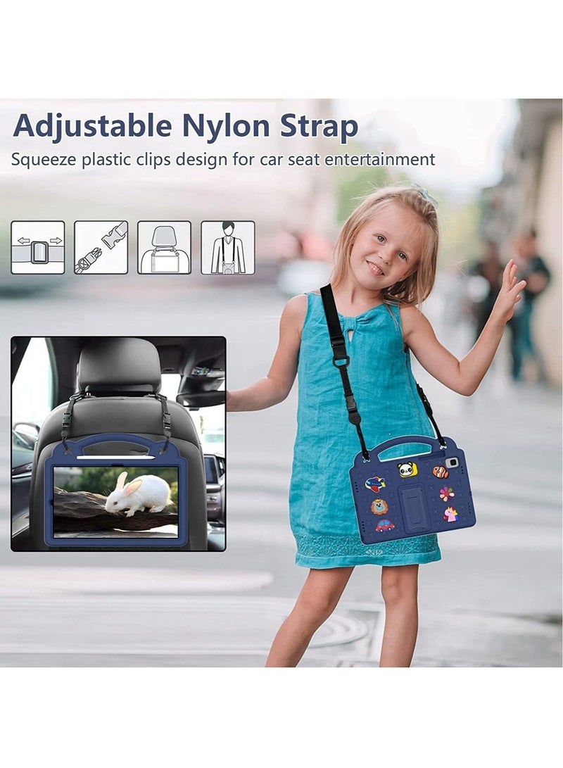Case for iPad 10.2 inch 9th Gen 2021/8th Gen 2020/7th Gen 2019/Air 3th 10.5 inch/iPad Pro 2017 10.5 inch , Shockproof Case with Handle Stand Shoulder Strap Cute Kids Cover - Image 5