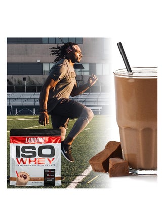 ISO Whey Isolate Protein Chocolate 5 lb 2268g - view 2