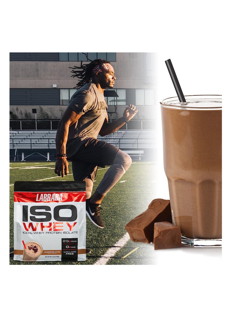 LABRADA ISO Whey Isolate Protein Chocolate 5 lb 2268g - Image 2