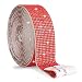 YBLANDEG Self Adhesive Crystal Ribbon Rhinestone Diamond Bling Stickers for Gift Wrapping DIY Arts Crafts Projects Decor Wedding Party Supplies Red 1 inch X 3 Yards - Image 2