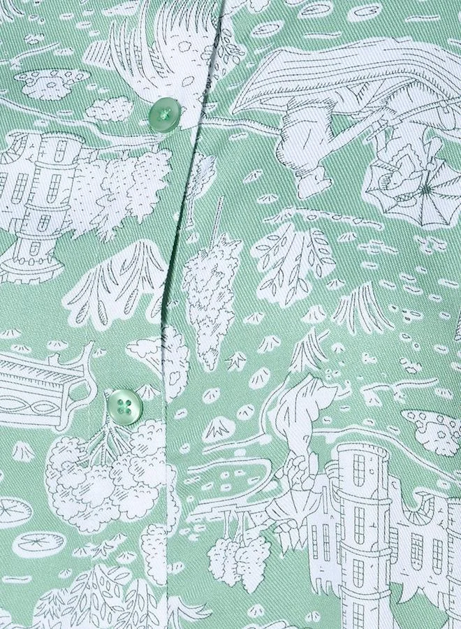 سبلاش فيڤ Set of 2   Sleepshirt Short Sleeve Roll Up Cuff Viscose
