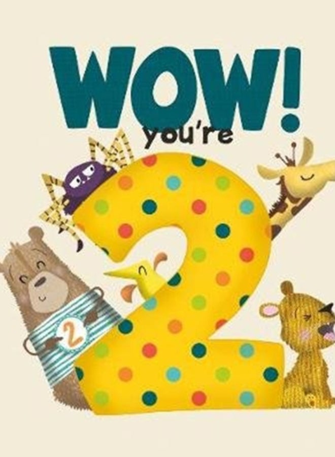 WOW! You're Two birthday book 