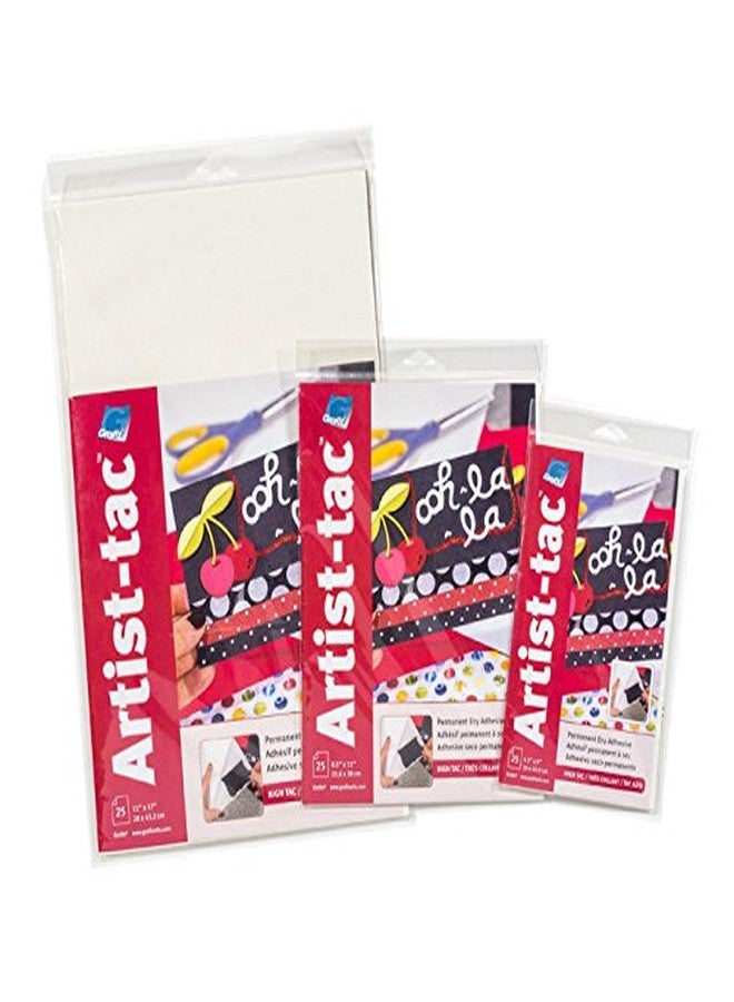 Grafix Artist-Tac Dry Transfer Adhesive Dots - 8.5"x11" Sheet of Permanent Micro Adhesive Dots are A Quick, Mess-Free Mounting Option for Arts,Papercrafts,School Projects,Stationary,Pack of 25 Sheets - Image 5