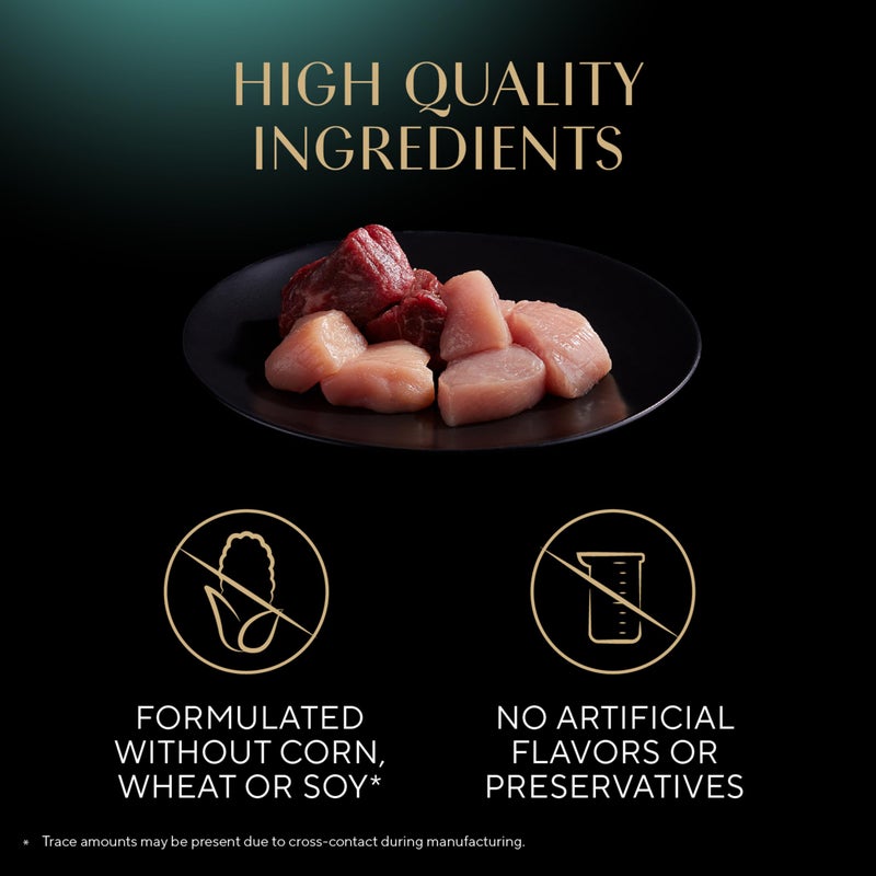 Sheba Perfect Portions Wet Cat Food Pate Savory Chicken Entree, Roasted Turkey Entree, and Tender Beef Entree Variety Pack, 2.6 oz. Twin Pack Trays (24 Count, 48 Servings) - Image 3