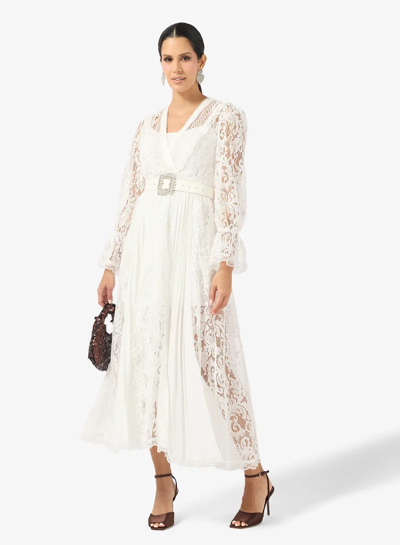 Khizana Lace A-line Dress