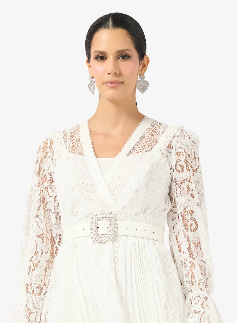 Khizana  Lace A-line Dress for Women | Best Price UAE