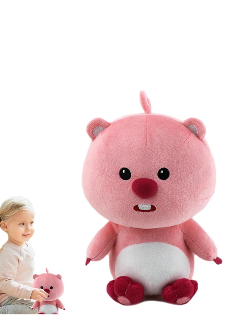 SYOSI Plush Doll Kawaii Character Little Stuffed with Hat Detachable, Decoration Pendant Toys Birthday Gifts Kids 28cm  - Image 2