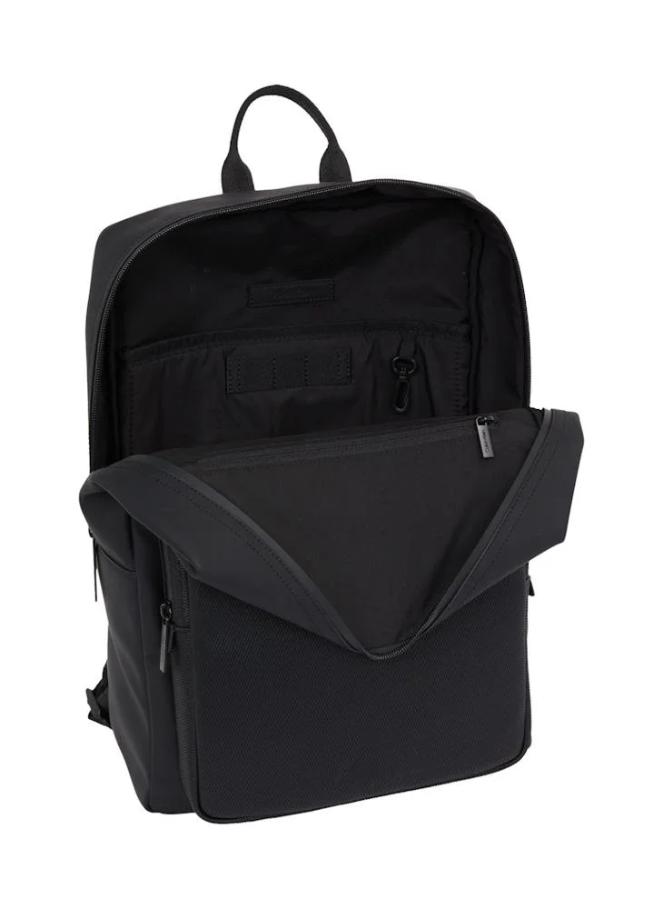 CALVIN KLEIN Front Pocket Zip Squared Backpack