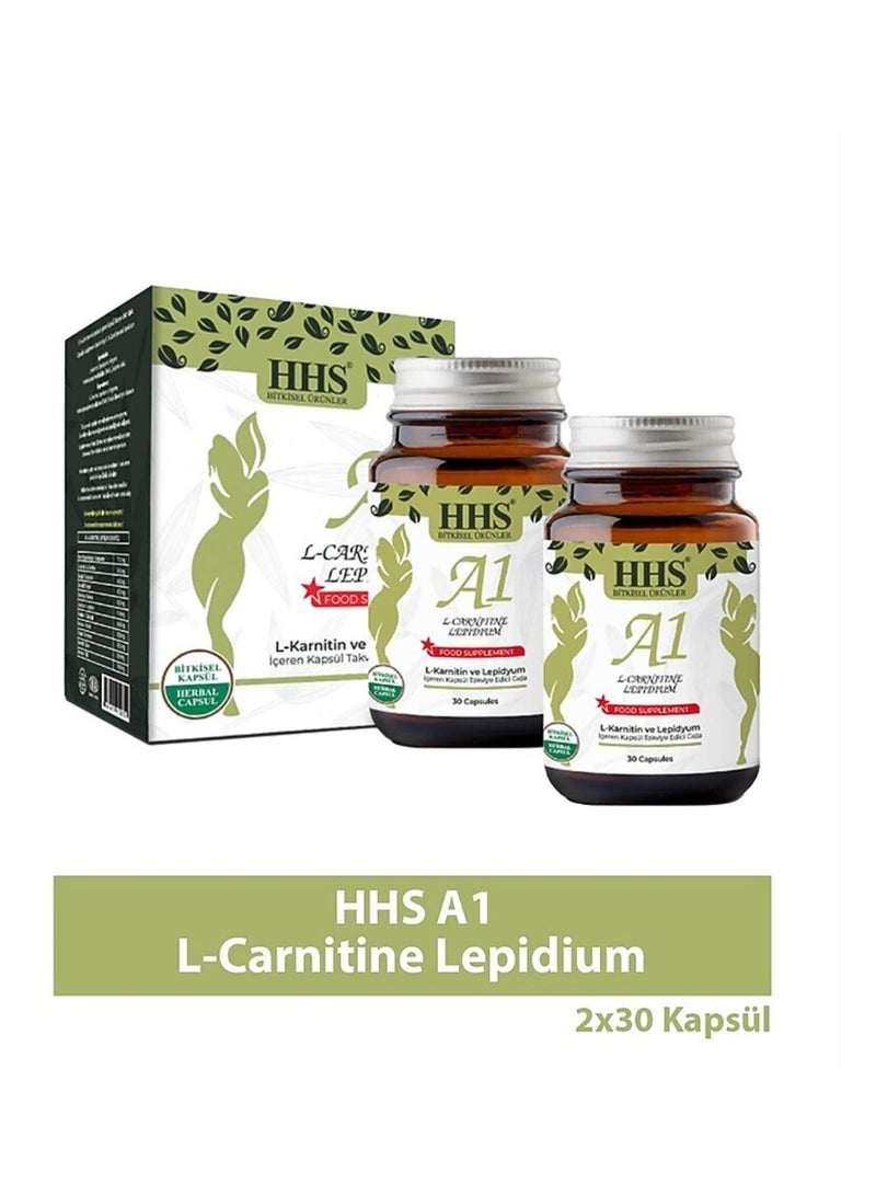 أتش أتش أس مكمل A1 L-Carnitine Lippidrine للتنحيف  حبوب التنحيف– عرض عبوتين مكمل غذائي متطور يساعد على دعم حرق الدهون وتعزيز عملية الأيض بتركيبة فعالة تجمع بين L-Carnitine وLippidrine للمساعدة في تحويل الدهون إلى طاقة ودعم فقدان الوزن عند استخدامه مع نظام غذائي صحي ونمط حياة نشط - Image 4