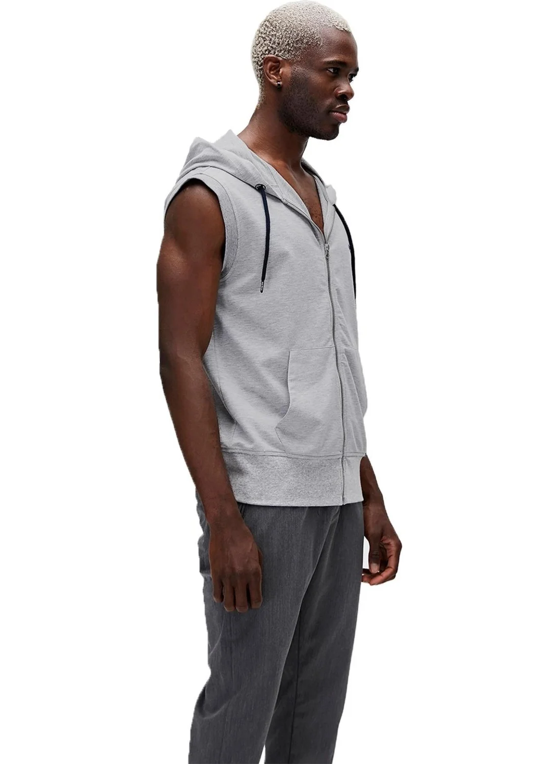 باد بير Men's GRAY MELANGE Sweatshirt