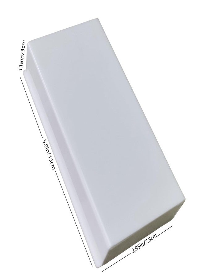 LIXIMMAZN Eyelash Grafting Pallet with Cover, Dust-proof Acrylic Lash Tile holder, Eyelash Extensions Storage Gasket Pads for Beauty Artist Salon Beginners (Pure White) - Image 5