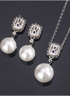 Al Aoyama Copper gold-plated inlaid simulation color treasure pearl simple pearl set  - Image 4